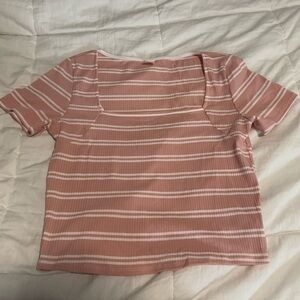 Striped Pink Women's Top